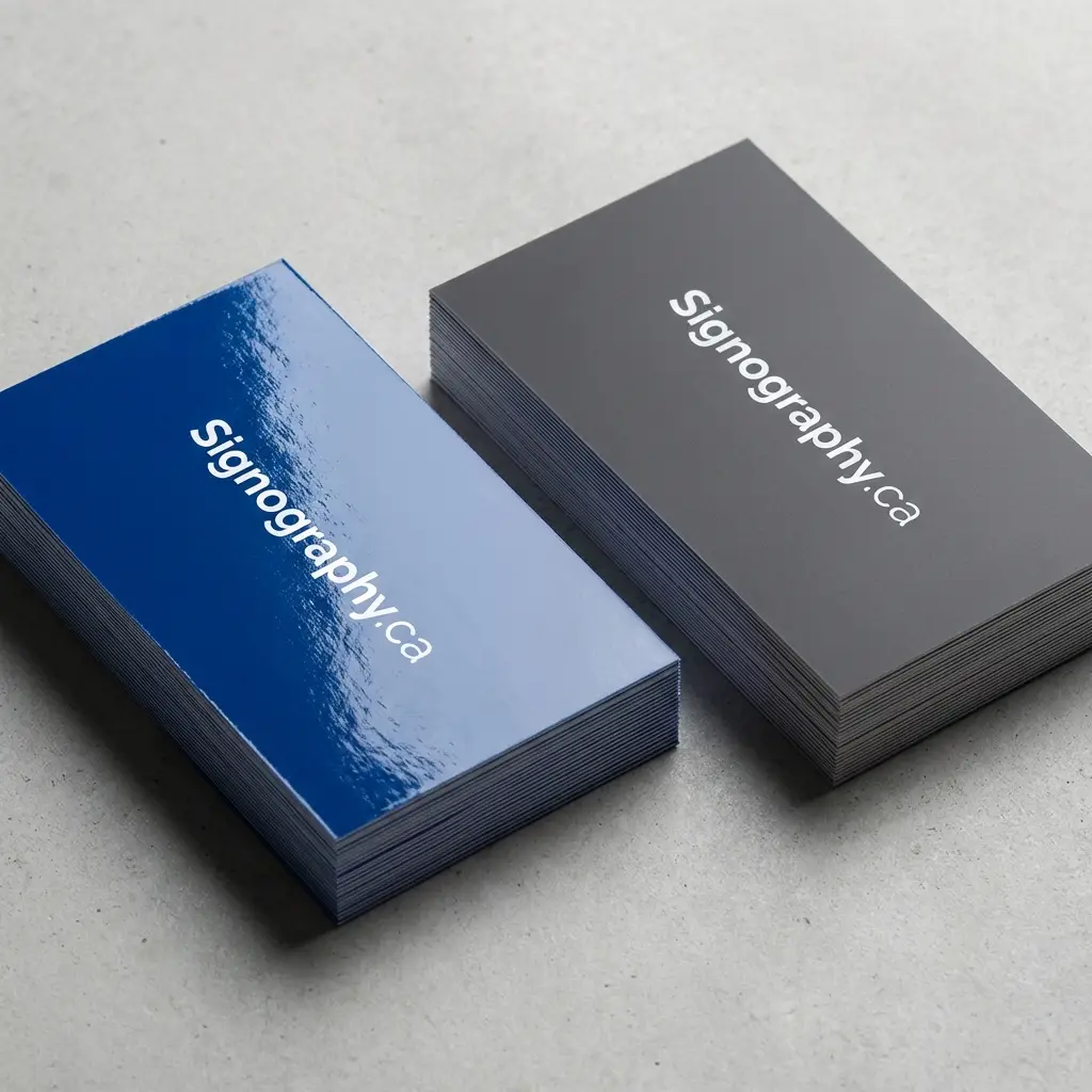 Laminated Business Cards