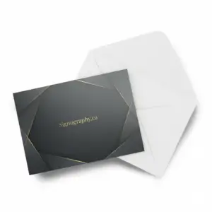 14pt Matte Finish Invitations Stack