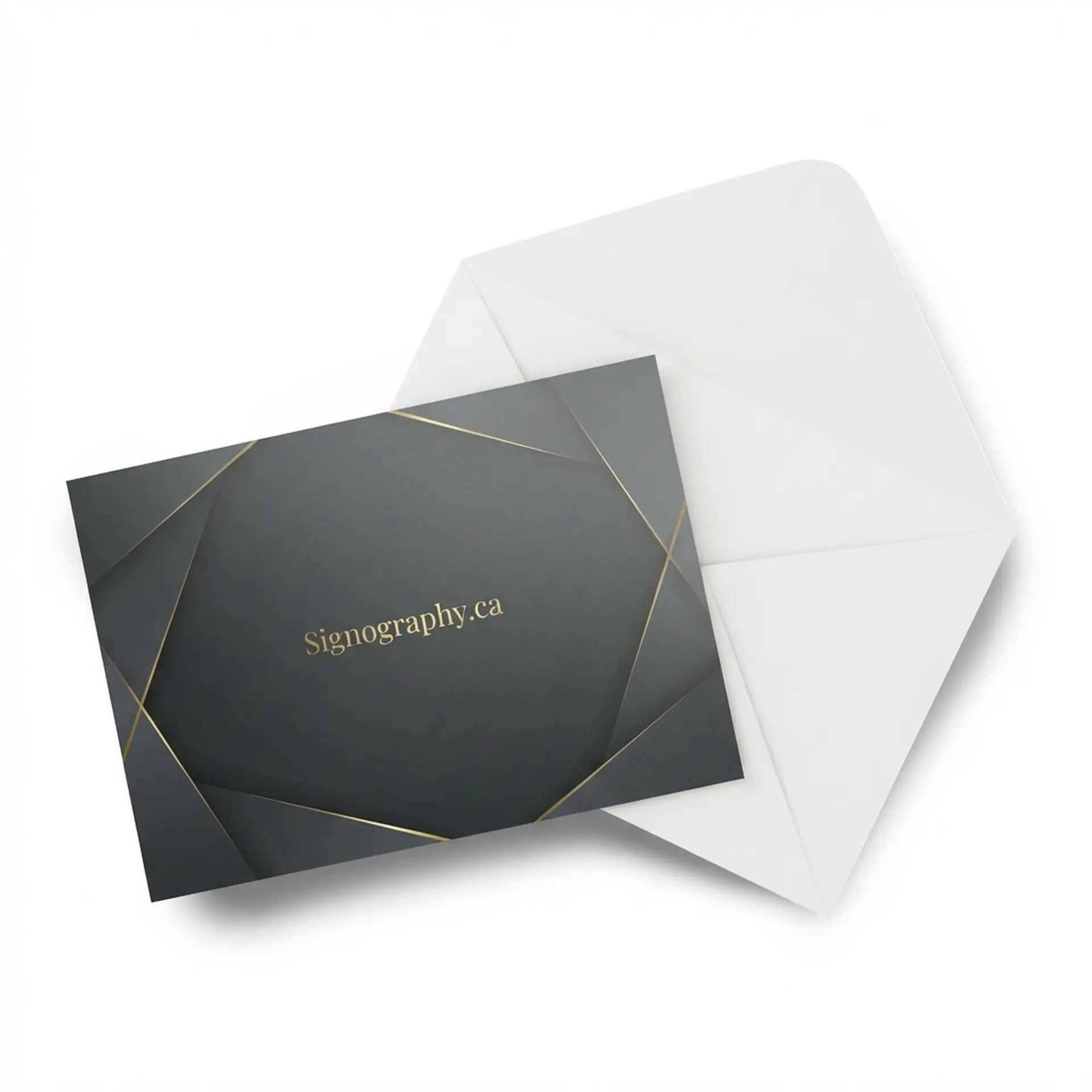 14pt Matte Finish Invitations Stack