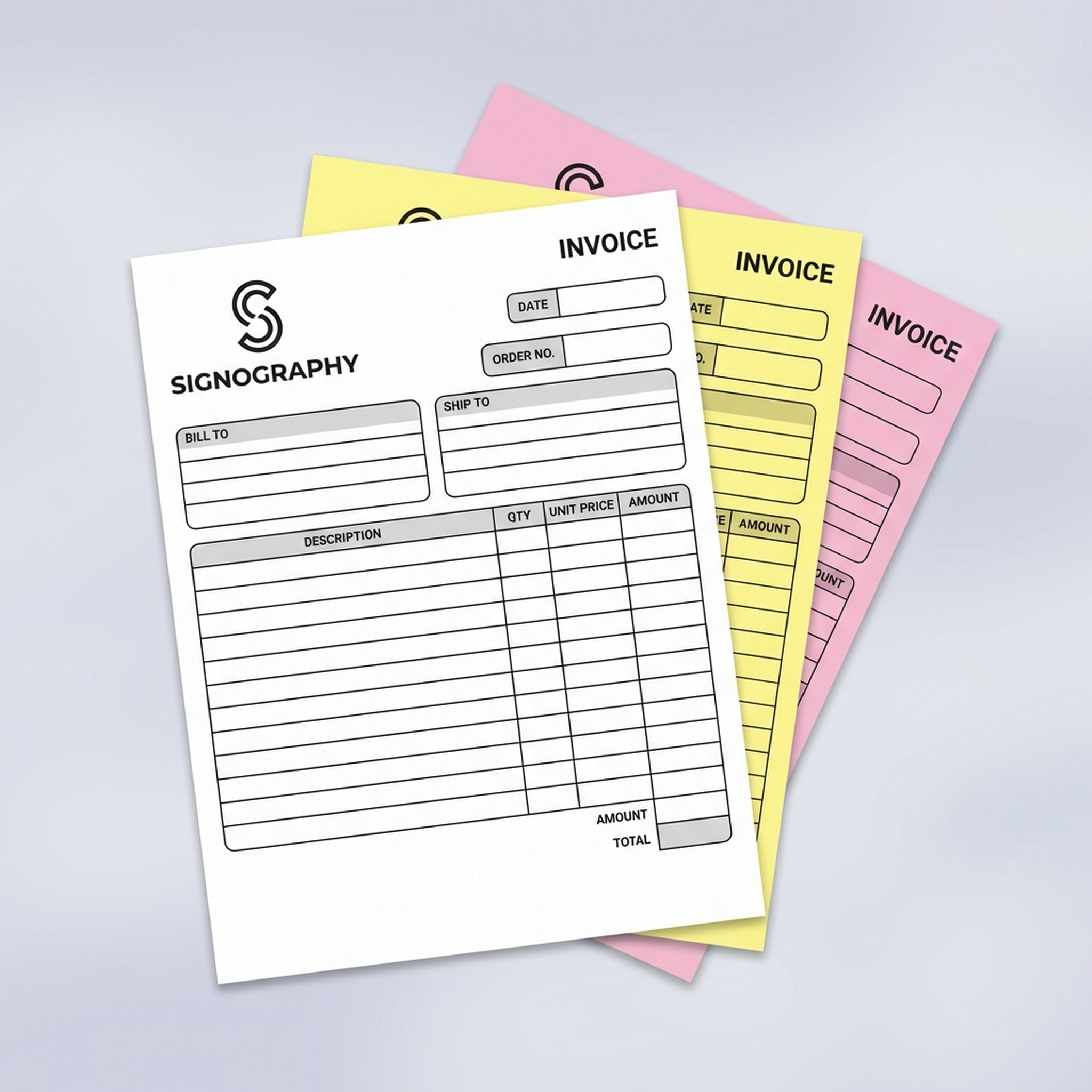 NCR Forms 20lb Uncoated 3-Part Stack