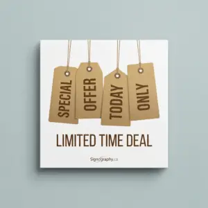 24pt Display Board - Gloss C2S POP Signage