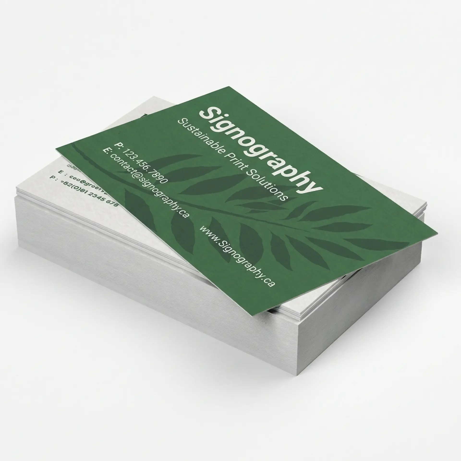 Business cards 13pt Enviro Uncoated — hero image