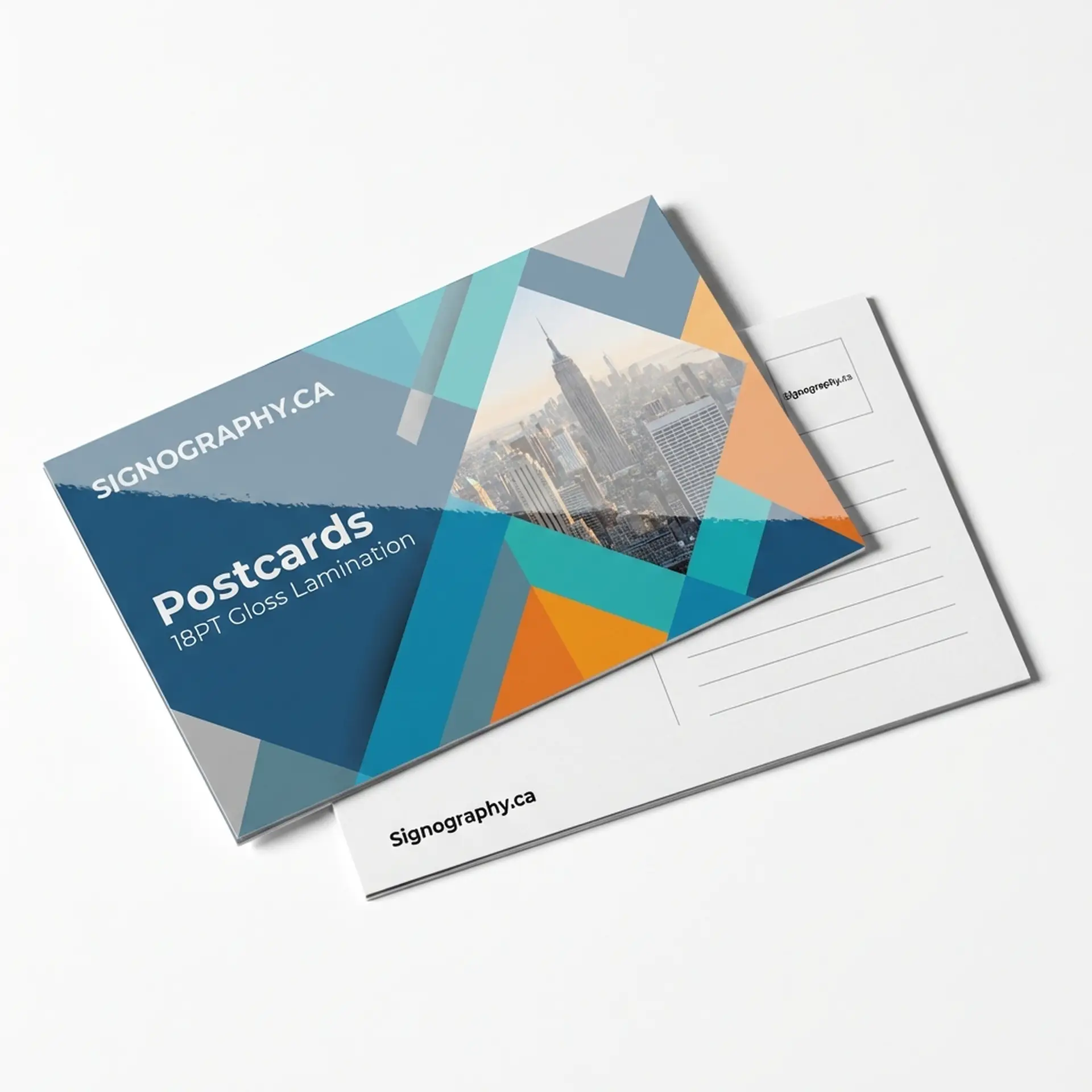 Postcards 18PT Gloss Lamination stack