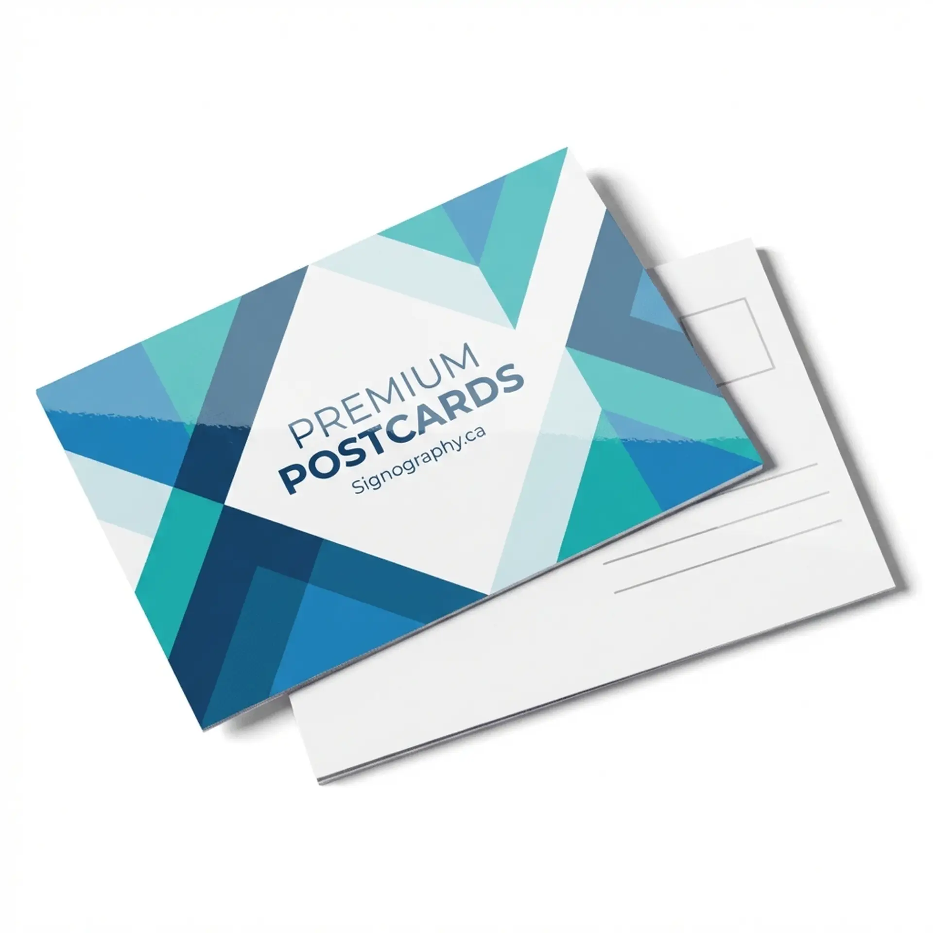 14pt Writable Postcards with UV Coating on one side