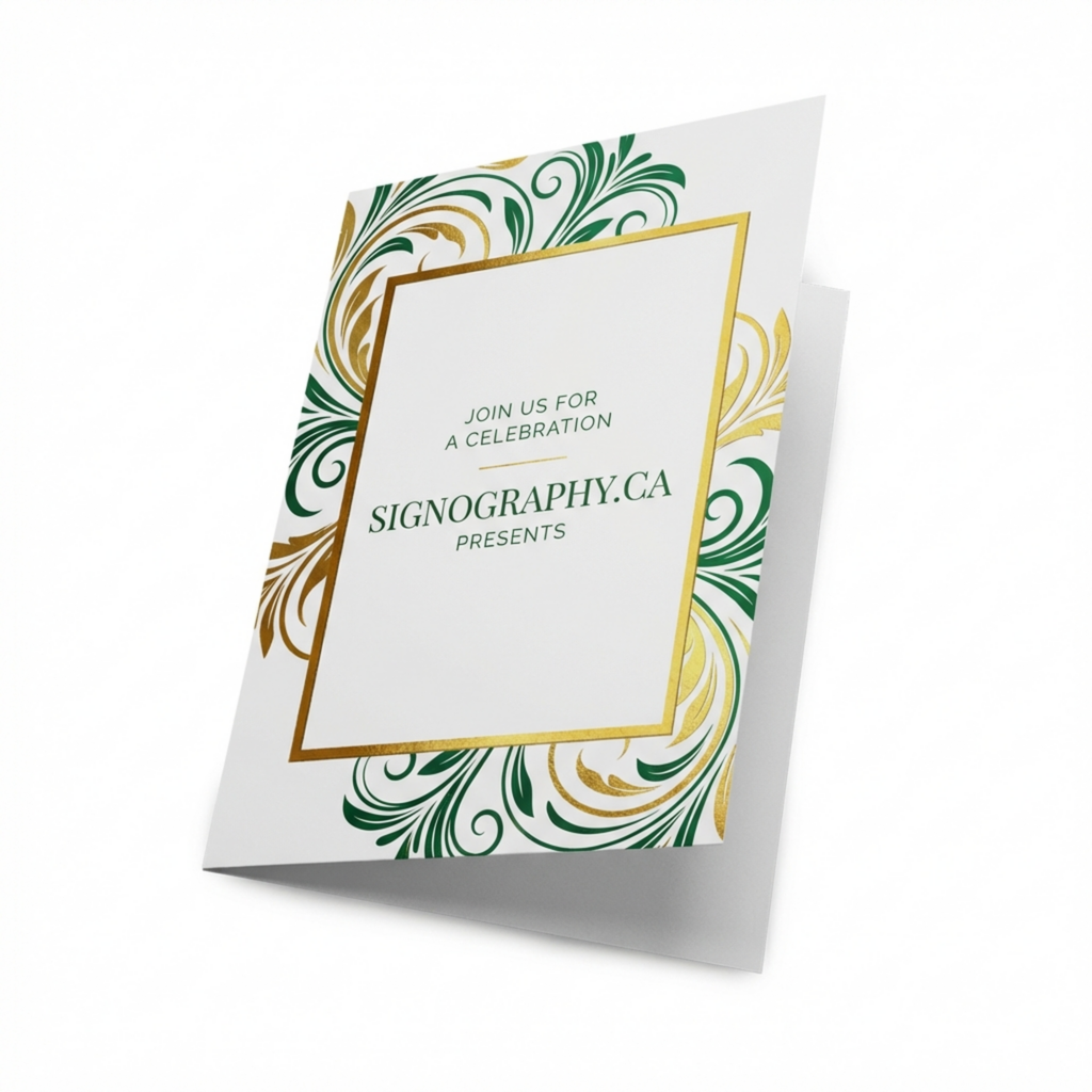 Premium Greeting Cards – Metallic Foil