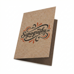 Kraft Paper Greeting Cards