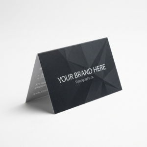 Folded Business Cards 13pt Enviro Uncoated