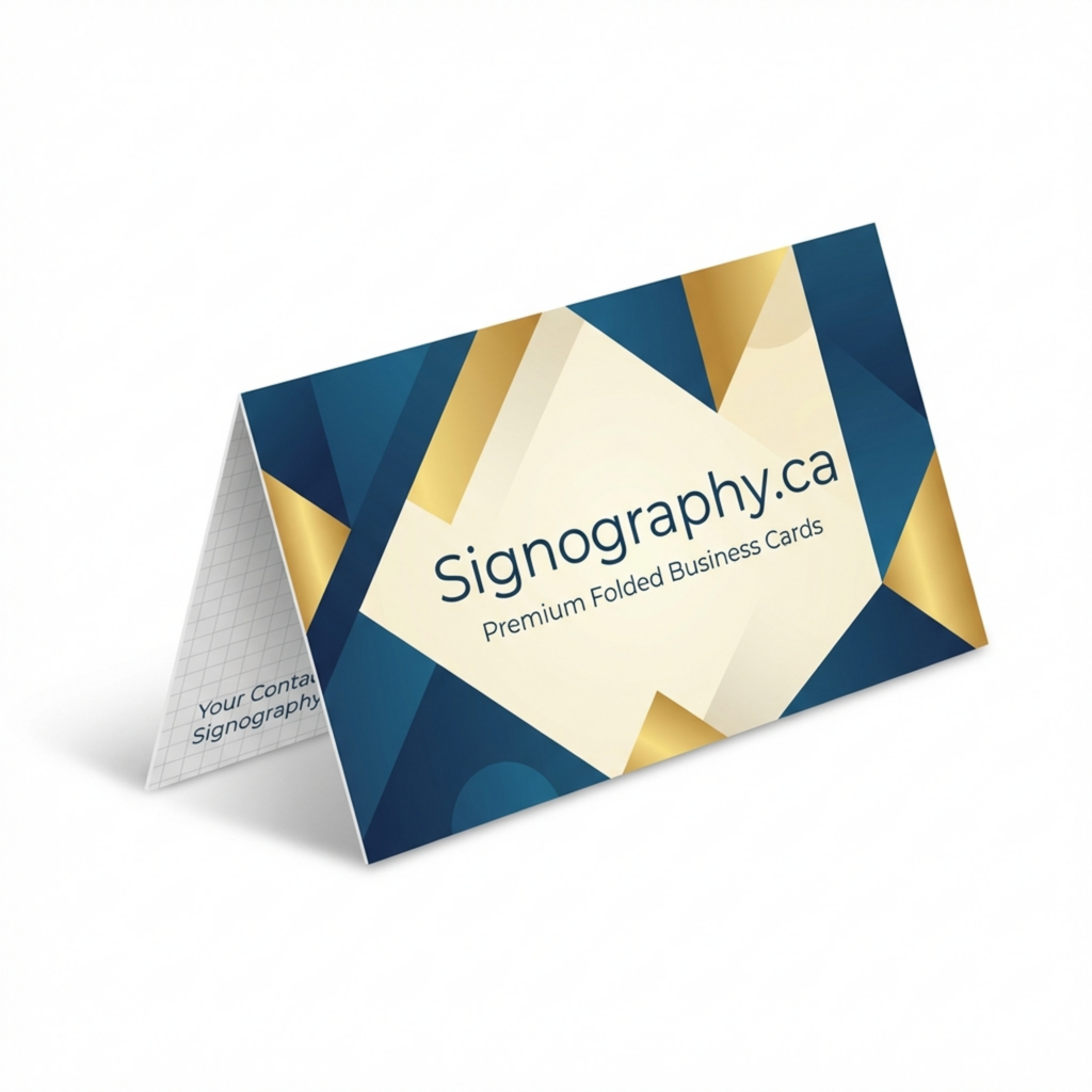 Folded Business Cards – Matte