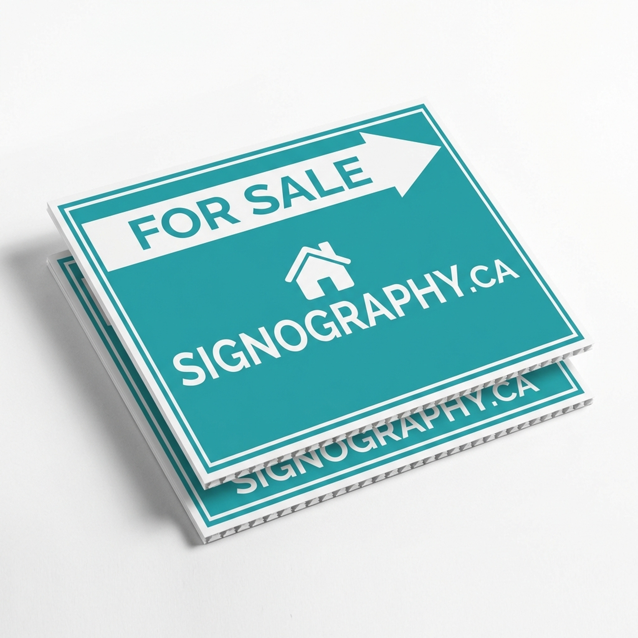 4mm Coroplast Yard Signs printed with custom graphics