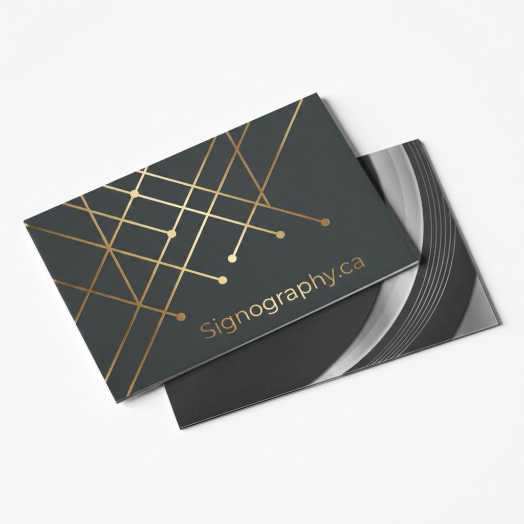 Premium Postcards – Metallic Foil