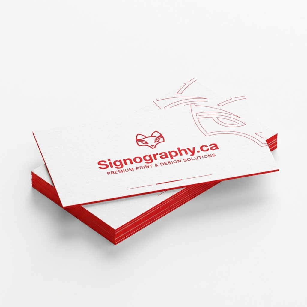 Painted Edge Business Cards