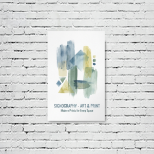 Posters 100LB + Matte Finish displayed with smooth elegant coating