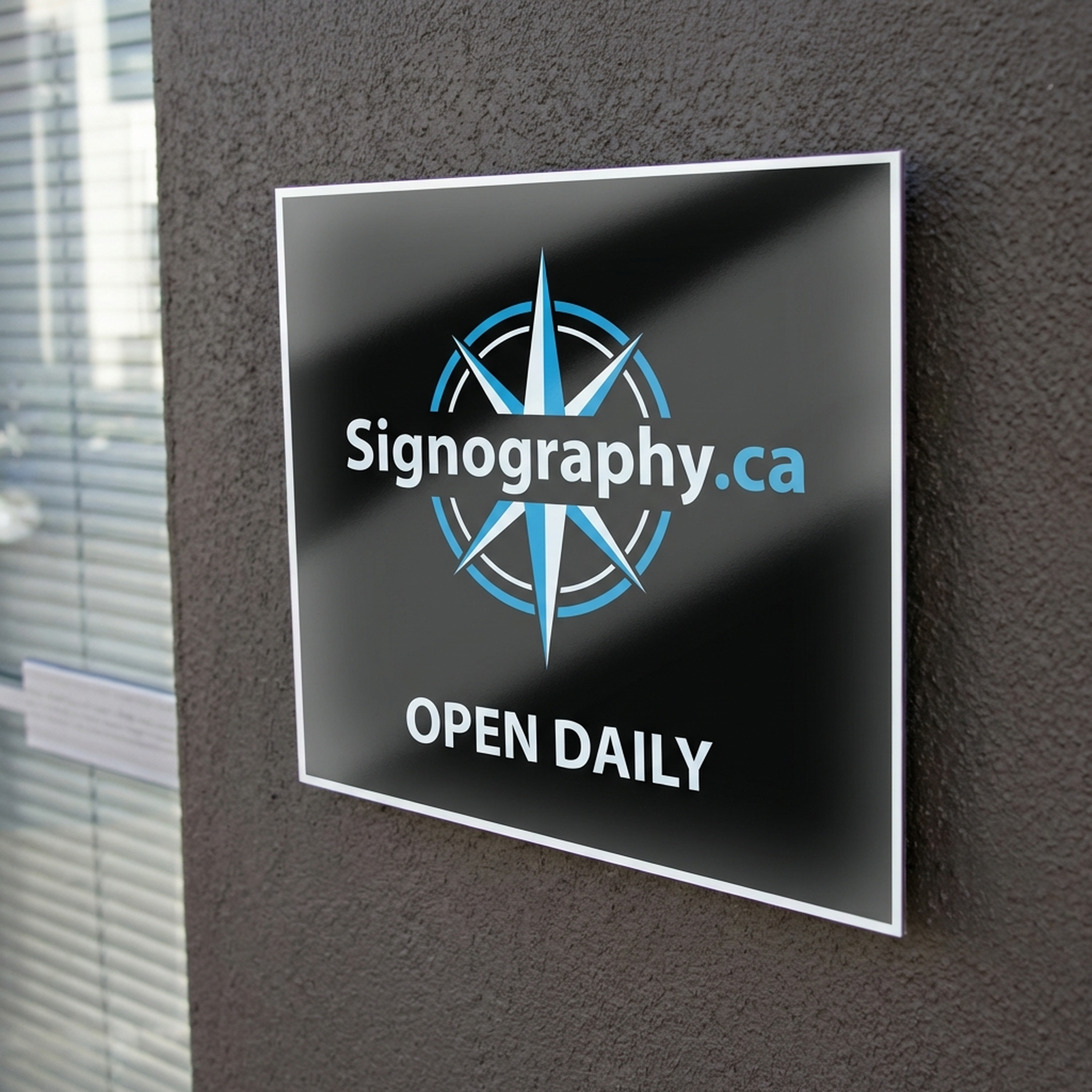 20pt Styrene Sign