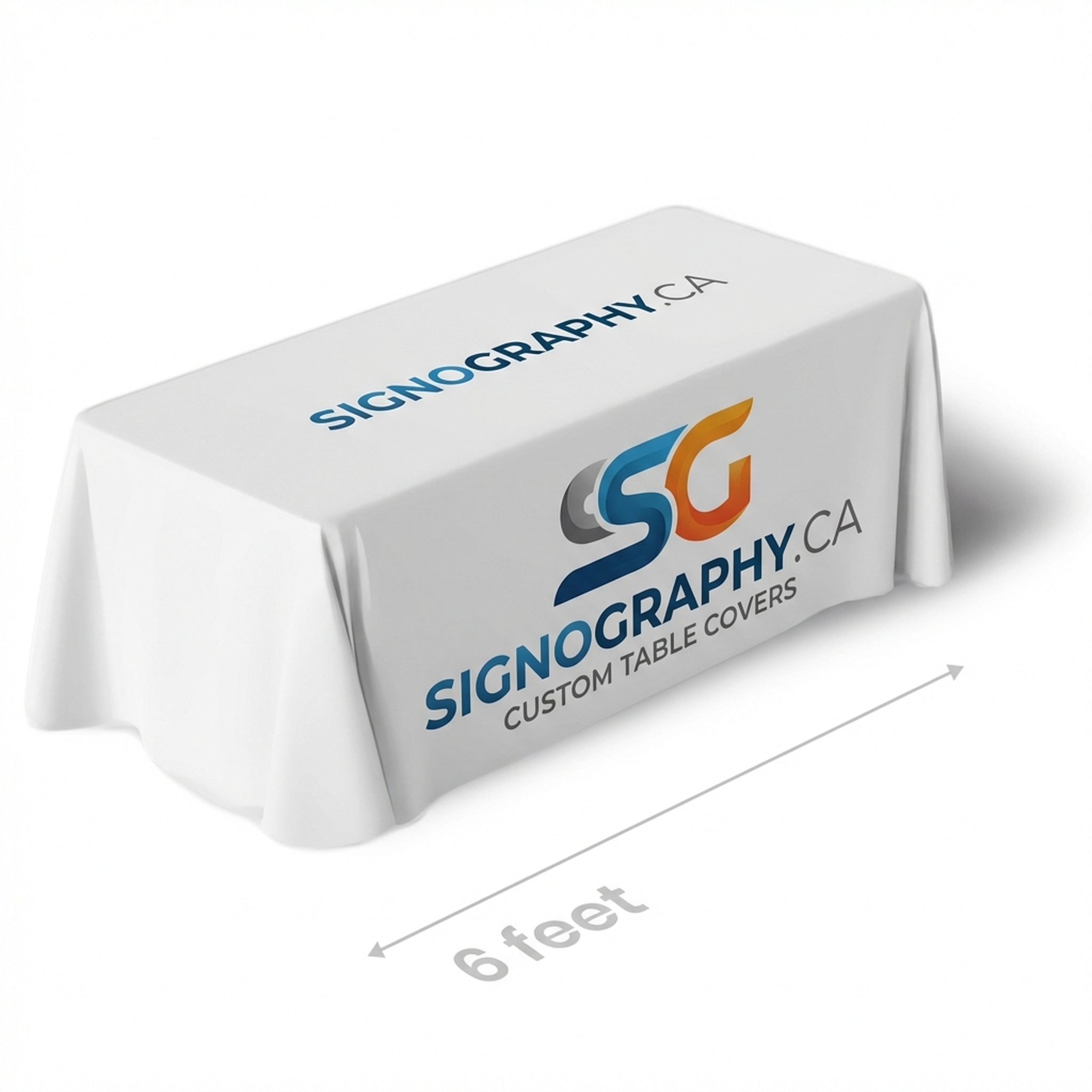 Custom 6ft Table Cover for Trade Shows